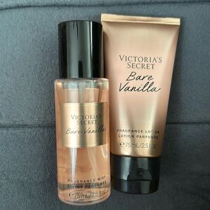 Victoria secret bare vanilla body set